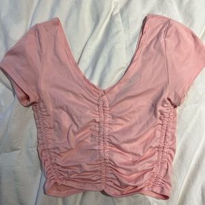 Pink urban outfitters crop top